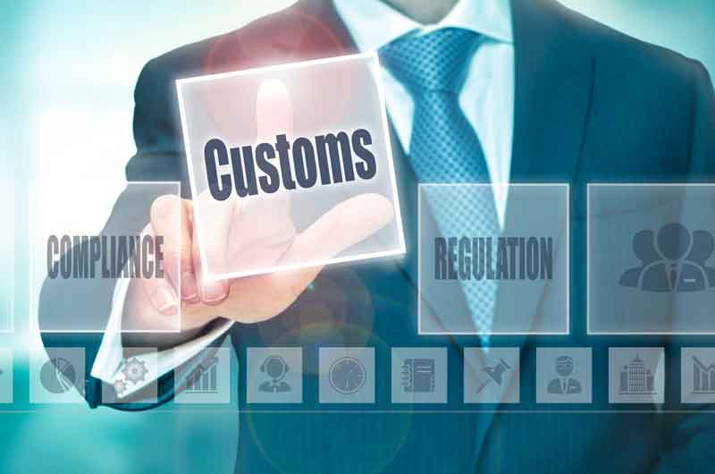 A professional, choosing customs department which is having the options to choose custom brokers or agents